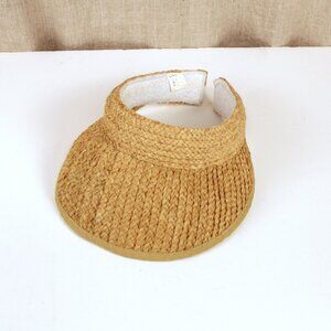 Beachy Straw Visor, small